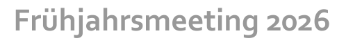 Frühjahrsmeeting 2026